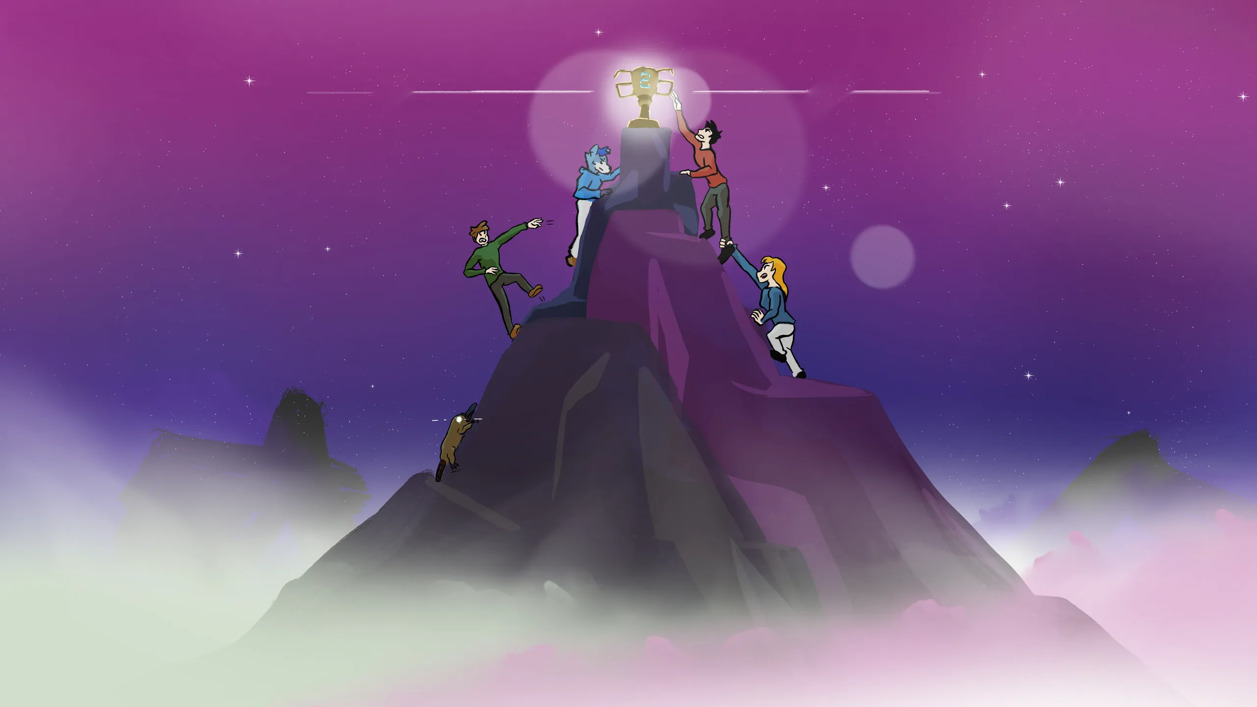 Background illustration for 2GETHER Bravery